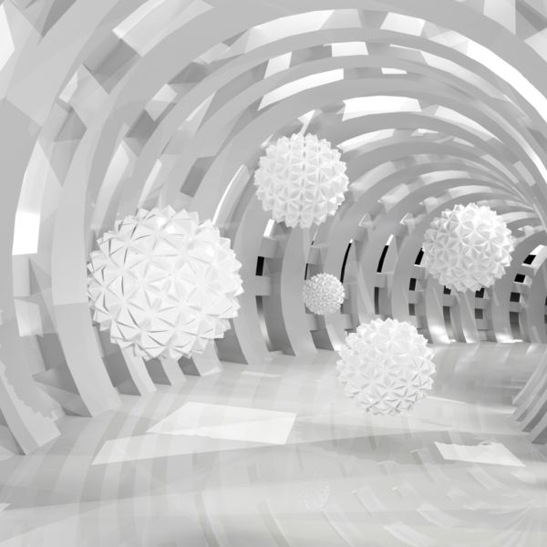 Okleina meblowa tunel 3D efekt głębi
